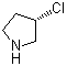 (3R)-3-Chloropyrrolidine molecular structure (CAS 1289585-22-3)
