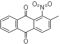 2-甲基-1-硝基蒽醌分子结构 (CAS 129-15-7)
