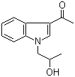 1-[1-(2-Hydroxypropyl)-1H-indol-3-yl]ethanone molecular structure (CAS 1290631-56-9)