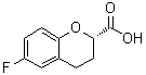 (S)-6-Fluoro-3,4-dihydro-2H-1-benzopyran-2-carboxylic acid molecular structure (CAS 129101-36-6)