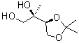 (2R)-2-[(4S)-2,2-Dimethyl-1,3-dioxolan-4-yl]-1,2-propanediol molecular structure (CAS 129141-48-6)