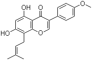 Gancaonin M molecular structure (CAS 129145-51-3)