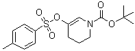 3,4-Dihydro-5-[[(4-methylphenyl)sulfonyl]oxy]-1(2H)-pyridinecarboxylic acid 1,1-dimethylethyl ester molecular structure (CAS 1293370-51-0)