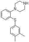 1-[2-[(3,4-Dimethylphenyl)thio]phenyl]piperazine molecular structure (CAS 1293489-74-3)
