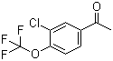 3'-氯-4'-三氟甲氧基苯乙酮分子结构 (CAS 129604-27-9)