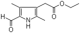5-Formyl-2,4-dimethyl-1H-pyrrole-3-acetic acid ethyl ester molecular structure (CAS 129689-56-1)