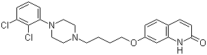 7-[4-[4-(2,3-Dichlorophenyl)-1-piperazinyl]butoxy]-2(1H)-quinolinone molecular structure (CAS 129722-25-4)