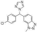 Vorozole molecular structure (CAS 129731-10-8)