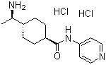 结构式 CAS# 129830-38-2, Y 27632 二盐酸盐; 反式-4-[(R)-1-氨基乙基]-N-(4-吡啶基)环己烷甲酰胺二盐酸盐
