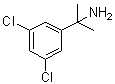 structure of CAS# 129960-45-8, 3,5-Dichloro-alpha,alpha-dimethylbenzenemethanamine;2-(3,5-Dichlorophenyl)propan-2-amine
