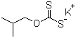 Potassium O-isobutyl dithiocarbonate molecular structure (CAS 13001-46-2)