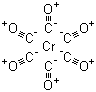 Chromium hexacarbonyl molecular structure (CAS 13007-92-6)