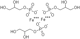 甘油磷酸铁分子结构 (CAS 1301-70-8)