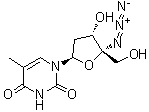 4'-Azidothymidine molecular structure (CAS 130108-72-4)