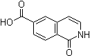 1-Oxo-1,2-dihydroisoquinoline-6-carboxylic acid molecular structure (CAS 1301214-60-7)