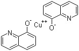 结构式 CAS# 13014-03-4, 8-羟基喹啉铜盐