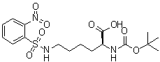 N2-[(1,1-Dimethylethoxy)carbonyl]-N6-[(2-nitrophenyl)sulfonyl]-L-lysine molecular structure (CAS 1301706-36-4)