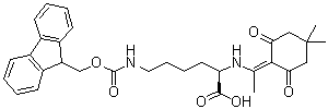 N2-[1-(4,4-Dimethyl-2,6-dioxocyclohexylidene)ethyl]-N6-[(9H-fluoren-9-ylmethoxy)carbonyl]-D-lysine molecular structure (CAS 1301706-71-7)