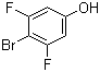 4-溴-3,5-二氟苯酚分子结构 (CAS 130191-91-2)