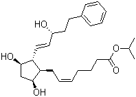 Bimatoprost isopropyl ester molecular structure (CAS 130209-76-6)