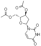 structure of CAS# 13030-62-1, 2'-Deoxy-3',5'-di-O-acetyluridine;3',5'-Di-O-acetyl-2'-deoxyuridine; 3',5'-Diacetyl-2'-deoxyuridine