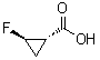 (1R,2S)-rel-2-Fluorocyclopropanecarboxylic acid molecular structure (CAS 130340-04-4)