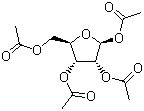 beta-D-Ribofuranose 1,2,3,5-tetraacetate molecular structure (CAS 13035-61-5)