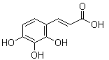 3-(2,3,4-Trihydroxyphenyl)-2-propenoic acid molecular structure (CAS 13058-13-4)