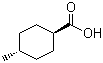 structure of CAS# 13064-83-0, trans-4-Methylcyclohexanecarboxylic acid;trans-4-Methyl-1-cyclohexanecarboxylic acid
