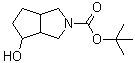 Hexahydro-4-hydroxycyclopenta[c]pyrrole-2(1H)-carboxylic acid 1,1-dimethylethyl ester molecular structure (CAS 130658-13-8)