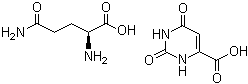 L-Glutamine orotate molecular structure (CAS 1307296-03-2)