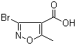 3-Bromo-5-methylisoxazole-4-carboxylic acid molecular structure (CAS 130742-22-2)