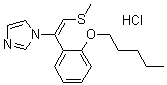 Neticonazole hydrochloride molecular structure (CAS 130773-02-3)