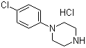 结构式 CAS# 13078-12-1, 1-(4-氯苯基)哌嗪盐酸盐