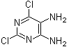 2,6-Dichloro-4,5-pyrimidinediamine molecular structure (CAS 130838-36-7)