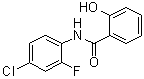 N-(4-Chloro-2-fluorophenyl)-2-hydroxybenzamide molecular structure (CAS 1308631-40-4)
