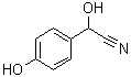 structure of CAS# 13093-65-7, 4-Hydroxymandelonitrile;Alpha-hydroxy 4-hydroxyphenylacetonitrile; p-Hydroxymandelonitrile