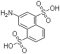 2-Amino-4,8-naphthalenedisulfonic acid molecular structure (CAS 131-27-1)