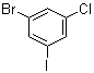 1-Bromo-3-chloro-5-iodobenzene molecular structure (CAS 13101-40-1)