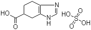 4,5,6,7-Tetrahydro-1H-benzimidazole-6-carboxylic acid sulfate molecular structure (CAS 131020-49-0)