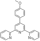 4'-(p-Methoxyphenyl)-2,2':6',2''-terpyridine molecular structure (CAS 13104-56-8)