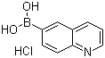 Quinolin-6-ylboronic acid hydrochloride molecular structure (CAS 1310403-86-1)