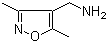(3,5-Dimethylisoxazol-4-yl)methylamine molecular structure (CAS 131052-47-6)