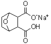 structure of CAS# 13114-29-9, 7-Oxabicyclo[2.2.1]heptane-2,3-dicarboxylic acid monosodium salt