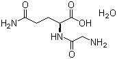 Glycyl-L-glutamine monohydrate molecular structure (CAS 13115-71-4)