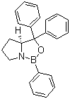 structure of CAS# 131180-90-0, (S)-Tetrahydro-1,3,3-triphenyl-1H,3H-pyrrolo[1,2-c][1,3,2]oxaborole