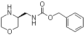 structure of CAS# 1312161-63-9, Benzyl N-[[(3S)-morpholin-3-yl]methyl]carbamate