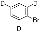 2-Bromobenzene-1,3,5-D3 molecular structure (CAS 13122-41-3)
