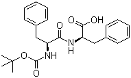structure of CAS# 13122-90-2, Boc-Phe-Phe-OH;Boc-L-Phenylalanyl-phenylalanine