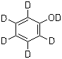 structure of CAS# 13127-88-3, Hexadeuteriophenol;Phen-2,3,4,5,6-d<sub>5</sub>-ol-d